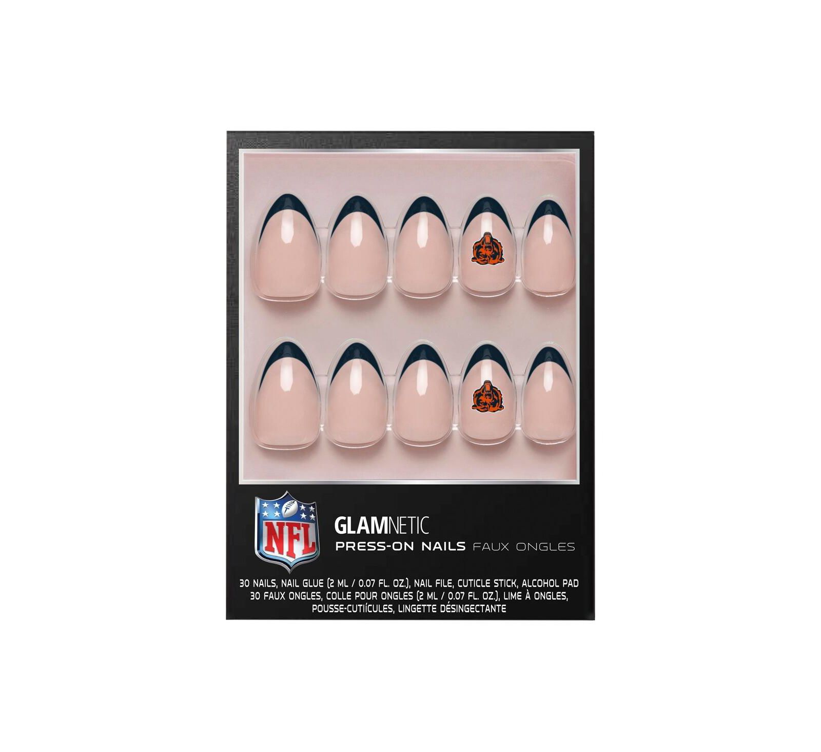 Набор для маникюра Wincraft Glamnetic x Fanatics Chicago Bears