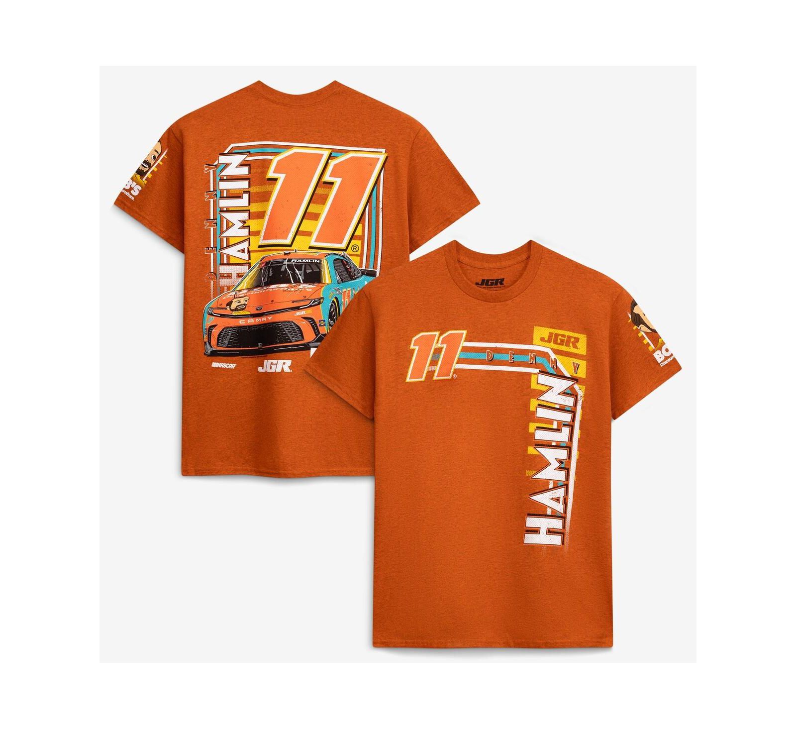 Мужская футболка Joe Gibbs Racing Team Collection Orange Denny Hamlin 11 Bob's Discount Furniture