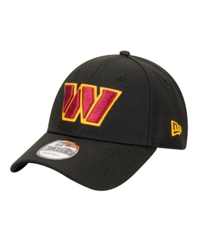 New Era Men's Black Washington Commanders Core Team 9FORTY Adjustable Hat