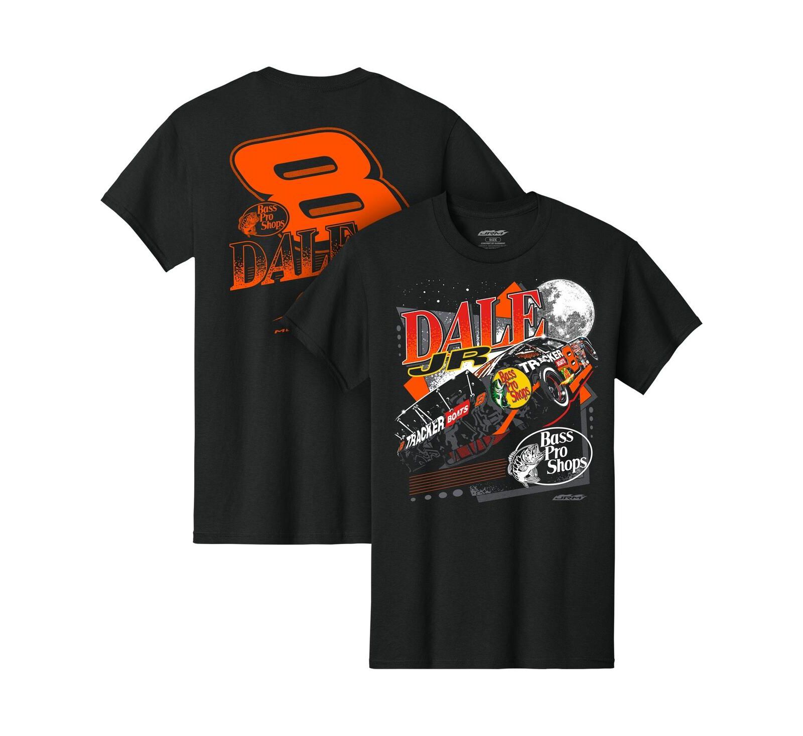 Мужская футболка JR Motorsports Official Team Apparel Black Dale Earnhardt Jr. Bass Pro Shops 8