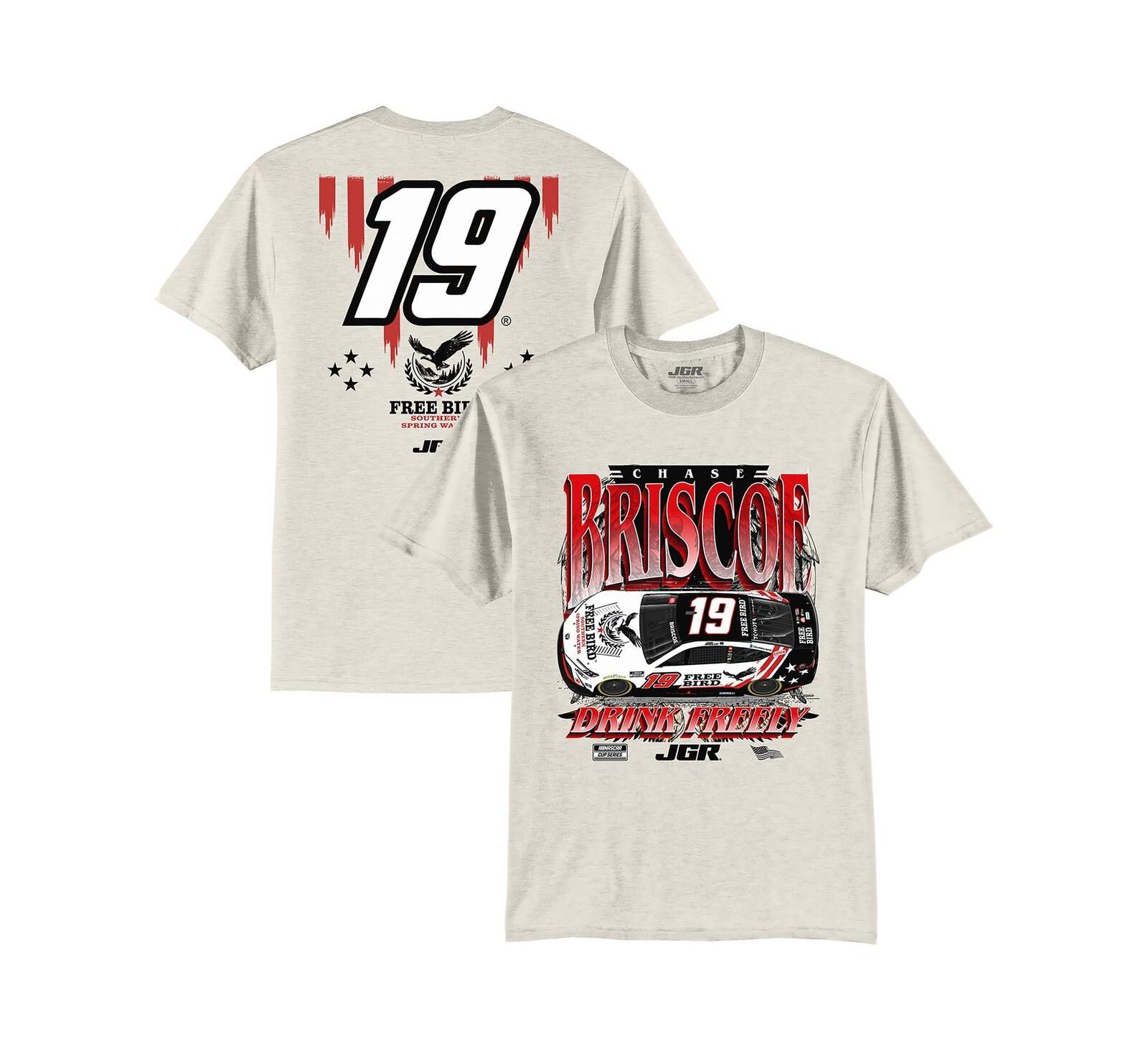 Joe Gibbs Racing Team Collection Мужская футболка Chase Briscoe 19 Free Bird Southern Spring Water Car