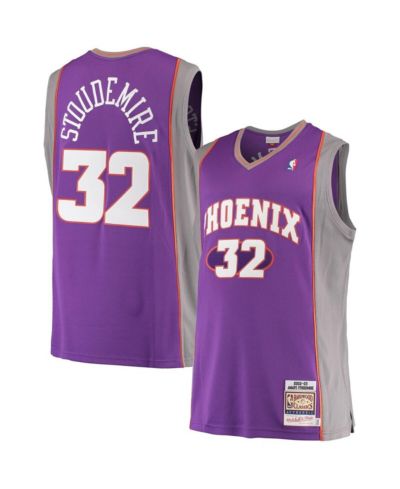 Джерси Mitchell & Ness Men's Amar'e Stoudemire Purple Phoenix Suns Hardwood Classics Authentic