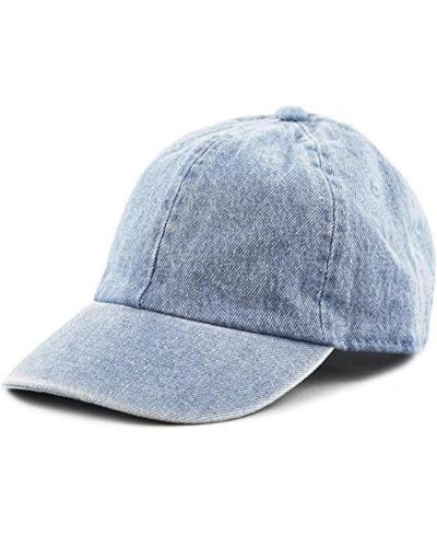 Furlihong Kids Washed Low Profile Baseball Cap - Cotton and Denim, UPF 50+ Plain Sun Hat for Daily Wear
