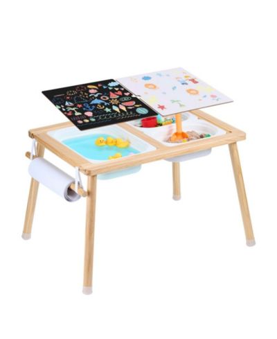 SUGIFT игровой стол для сенсорной деятельности детей с 3 контейнерами для хранения