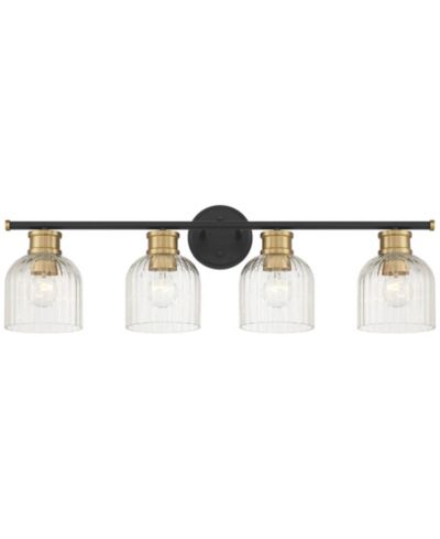 Настенный светильник Stiffel Lana 31 3/4" Wide Brass 4-Light для ванной комнаты
