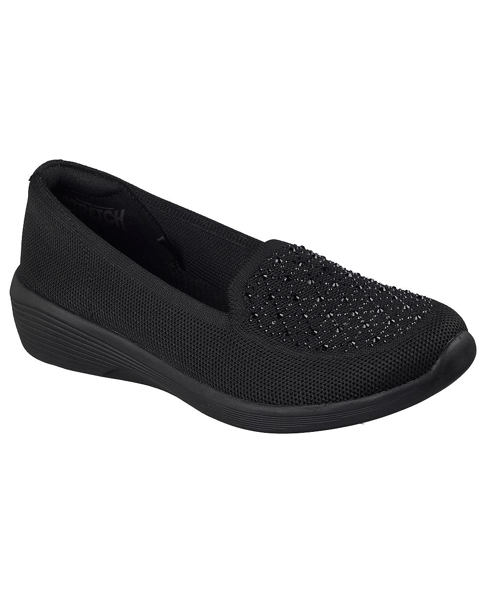 Skechers Женские лоферы Arya Moonlight Ray Sparkle с памятью формы и трикотажным верхом