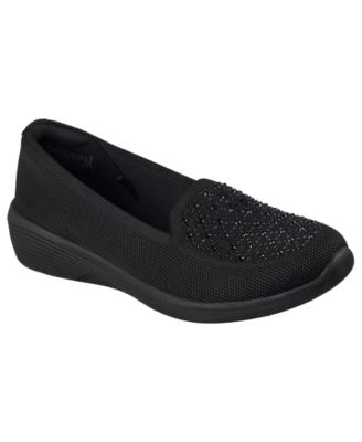 Skechers Женские лоферы Arya Moonlight Ray Sparkle с памятью формы и трикотажным верхом