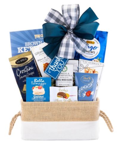 Wine Country Gift Baskets Thank You Snacks Tote Bag, 9-Piece
