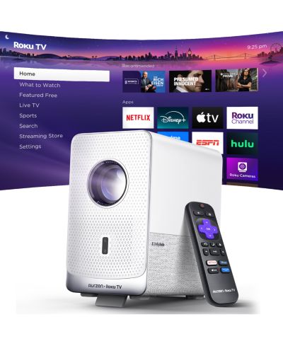 Aurzen D1R Cube Native 1080P Portable Smart Projector