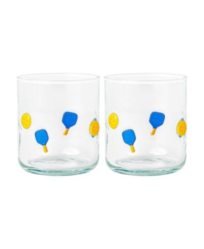 The Wine Savant Pickleball Paddle Glasses, Set of 2