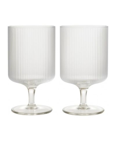 Набор винных бокалов The Wine Savant Ribbed Goblet, 2 шт.