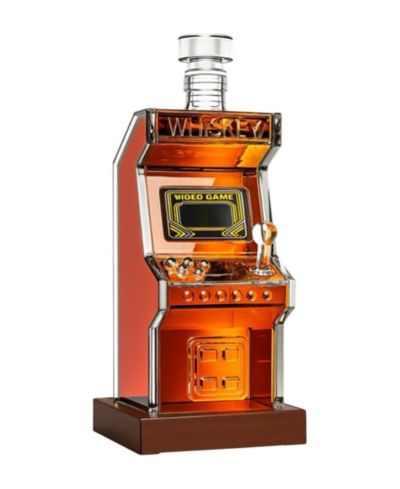 The Wine Savant Arcade Retro Gamer 25 oz. Whiskey Decanter