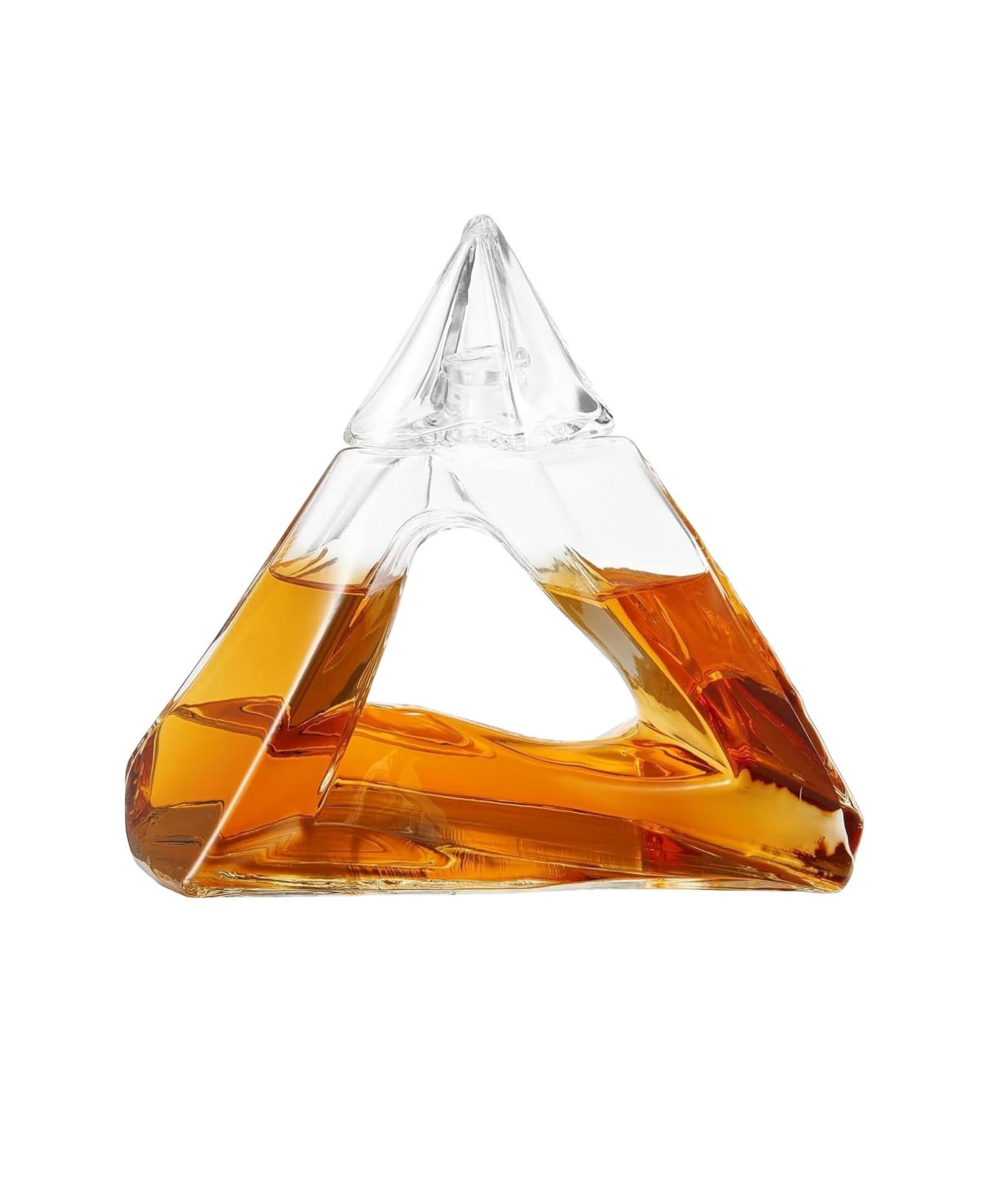 The Wine Savant Penrose 25 oz. Triangle Glass Decanter