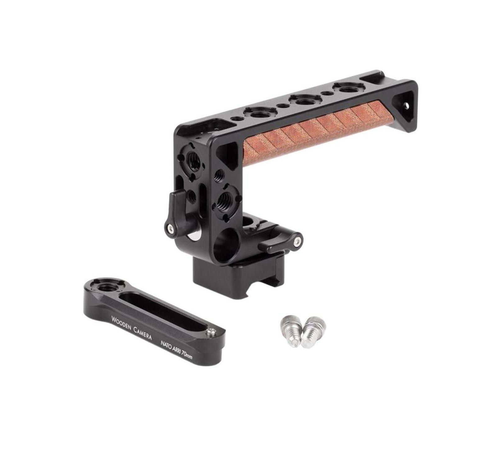 Wooden Camera комплект ручки NATO Handle Plus V2, включает рельс NATO ARRI 70mm и канал со винтом 1.67"
