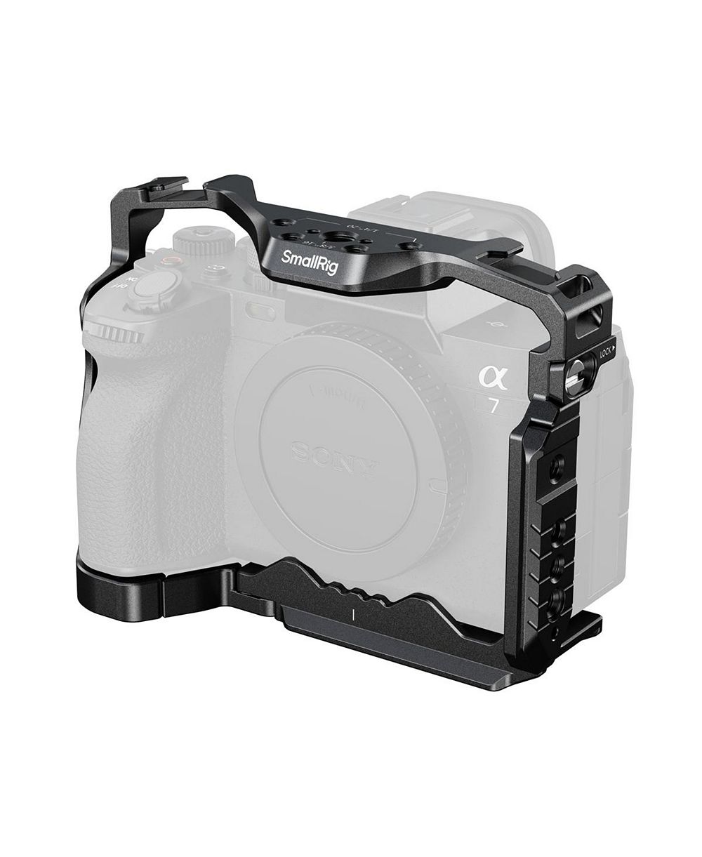 SmallRig 3667C HawkLock Quick Release Full Camera Cage for Sony Alpha 7R V/7 IV/7S III/1/7R IV/7 V, Black