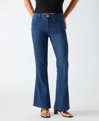 GUESS Женские джинсы Carter Mid-Rise Flare