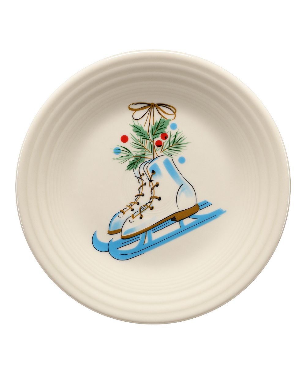 Fiesta Обеденная тарелка Jolly Christmas Skates Classic Rim