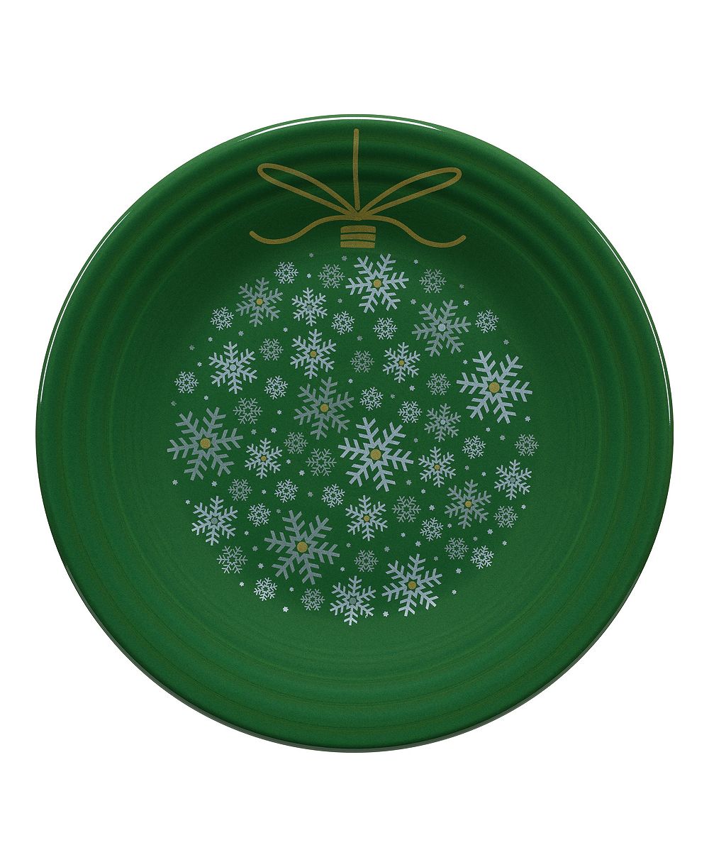 Fiesta рождественская тарелка-орнамент Snowflakes Luncheon, эксклюзивно в Macy's