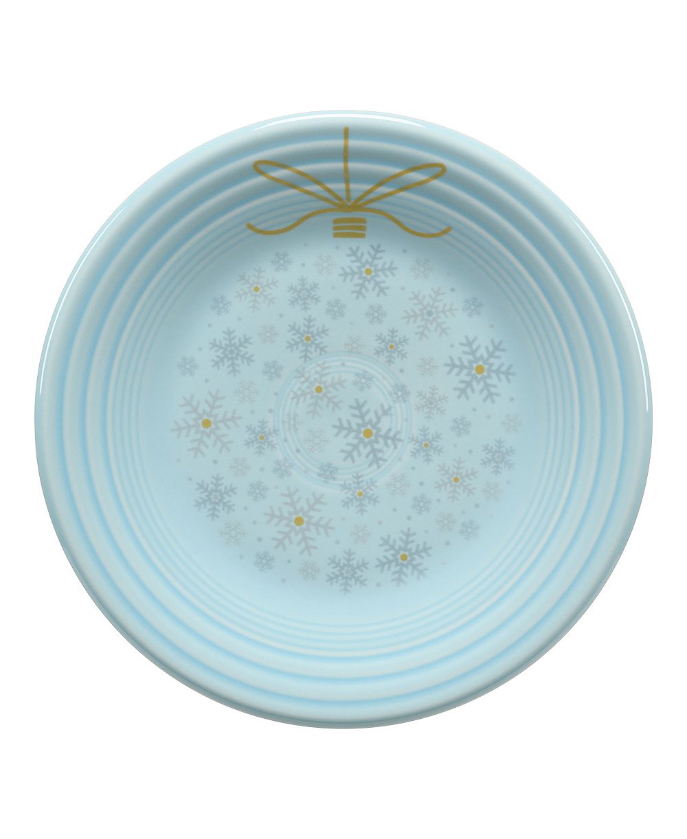 Тарелка-украшение Fiesta Sky Snowflakes для обеда, эксклюзив Macy's