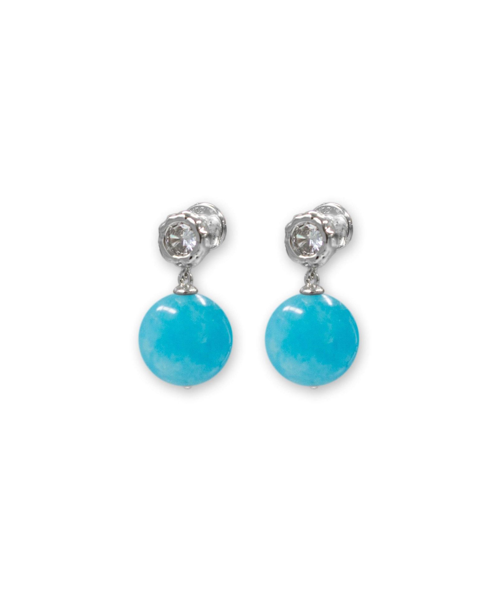 Classicharms серьги-подвески Gia Amazonite Bead