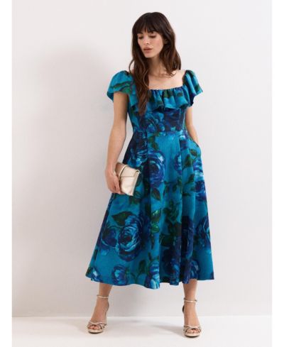 Phase Eight Women's Brianne Floral Midi Dress