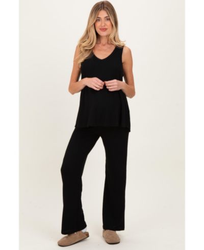 Pinkblush Women's Rib Knit Tank and Pant Set