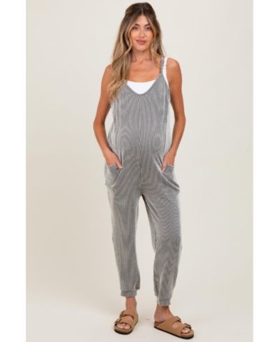 Женский трикотажный комбинезон без рукавов Pinkblush Charcoal Ribbed