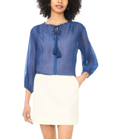 Женская блузка Vince Camuto V-Neck Peasant