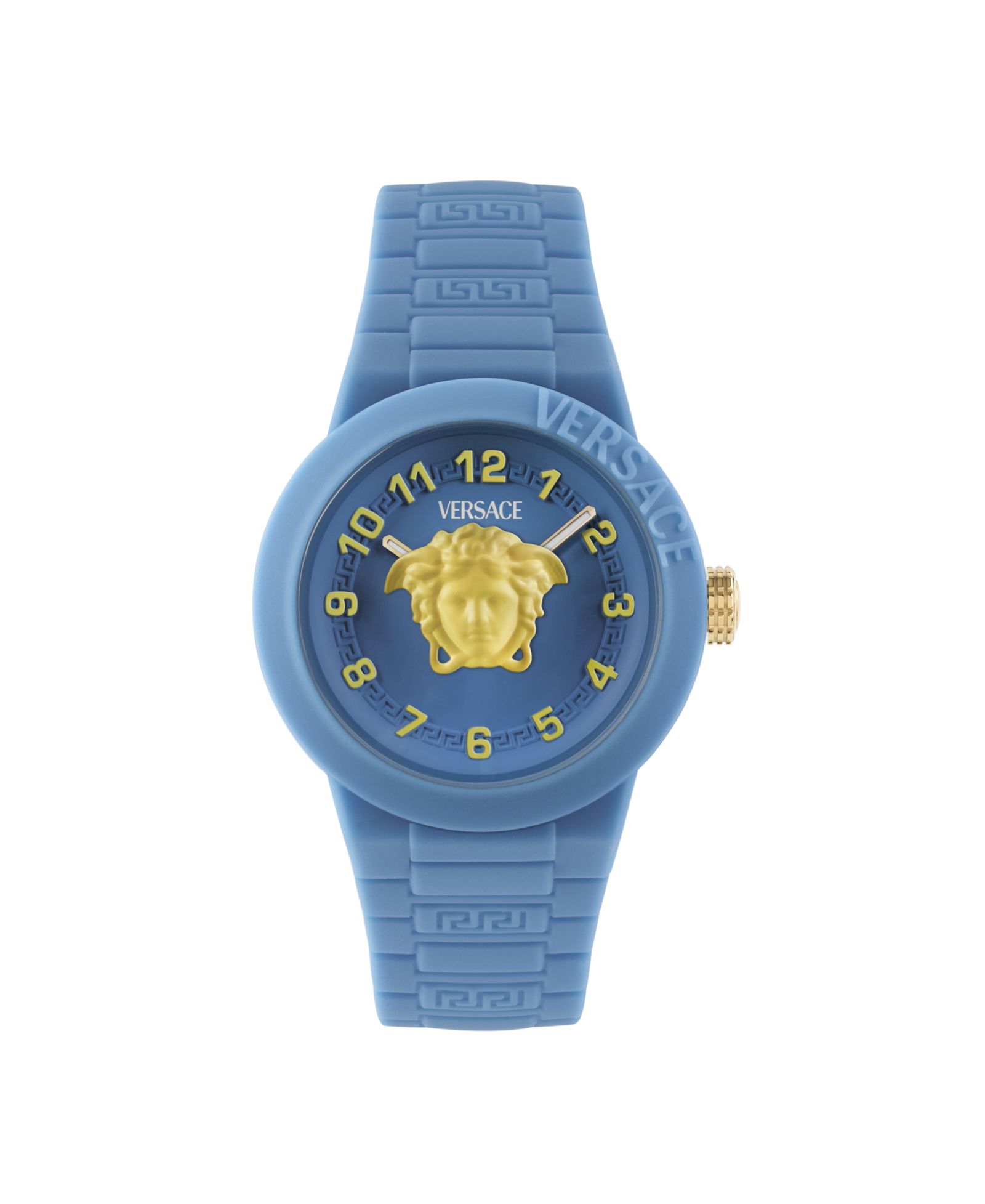 Детские часы Versace V-Pop с синим силиконовым ремешком, 34mm