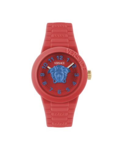 Детские часы Versace V-Pop Red Silicone Strap 34mm