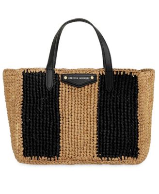 Большая сумка-тоут Rebecca Minkoff из рафии