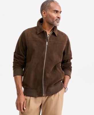 Мужская куртка Club Room Zip Front Suede