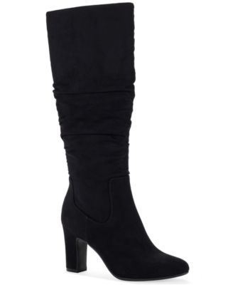 Style & Co Women's Mollyann Slouch Almond Toe Tall Boots, Macy's Exclusive