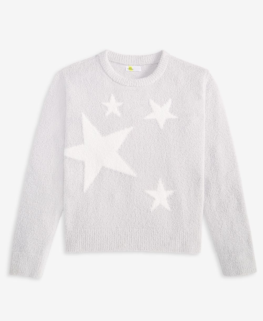Свитер Epic Threads для девочек, с круглым вырезом и звездами, эксклюзив Macy's, размеры XS-XL