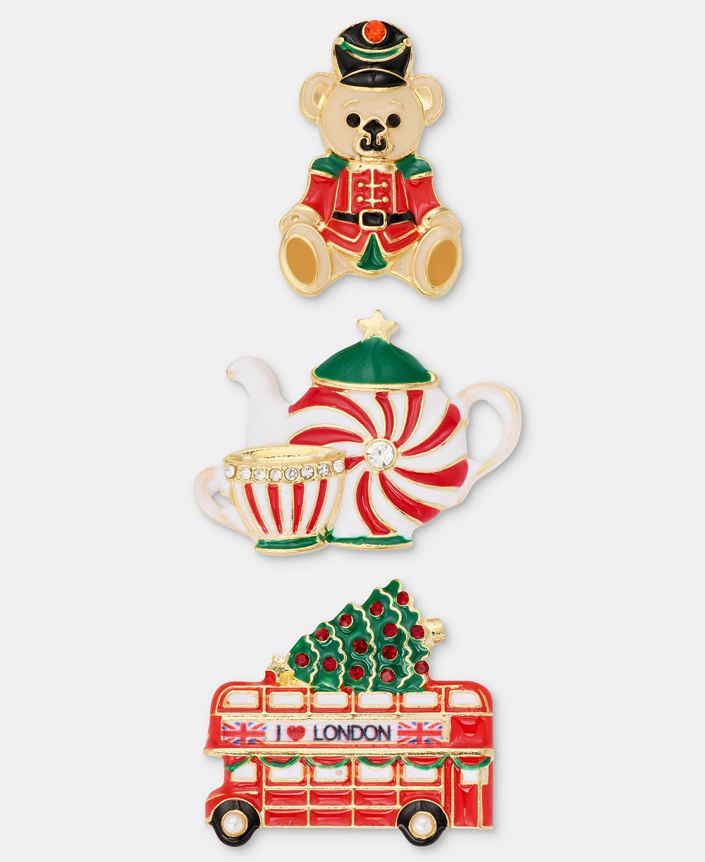 Праздничные значки Holiday Lane London Set of Three