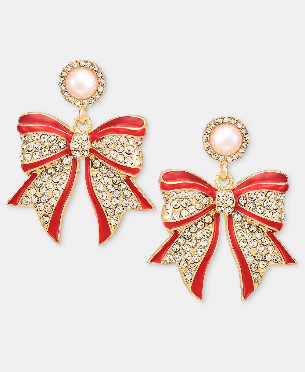 Серьги Holiday Lane Ribbon Bow Drop