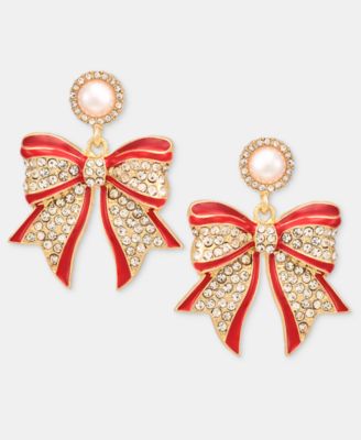 Серьги Holiday Lane Ribbon Bow Drop