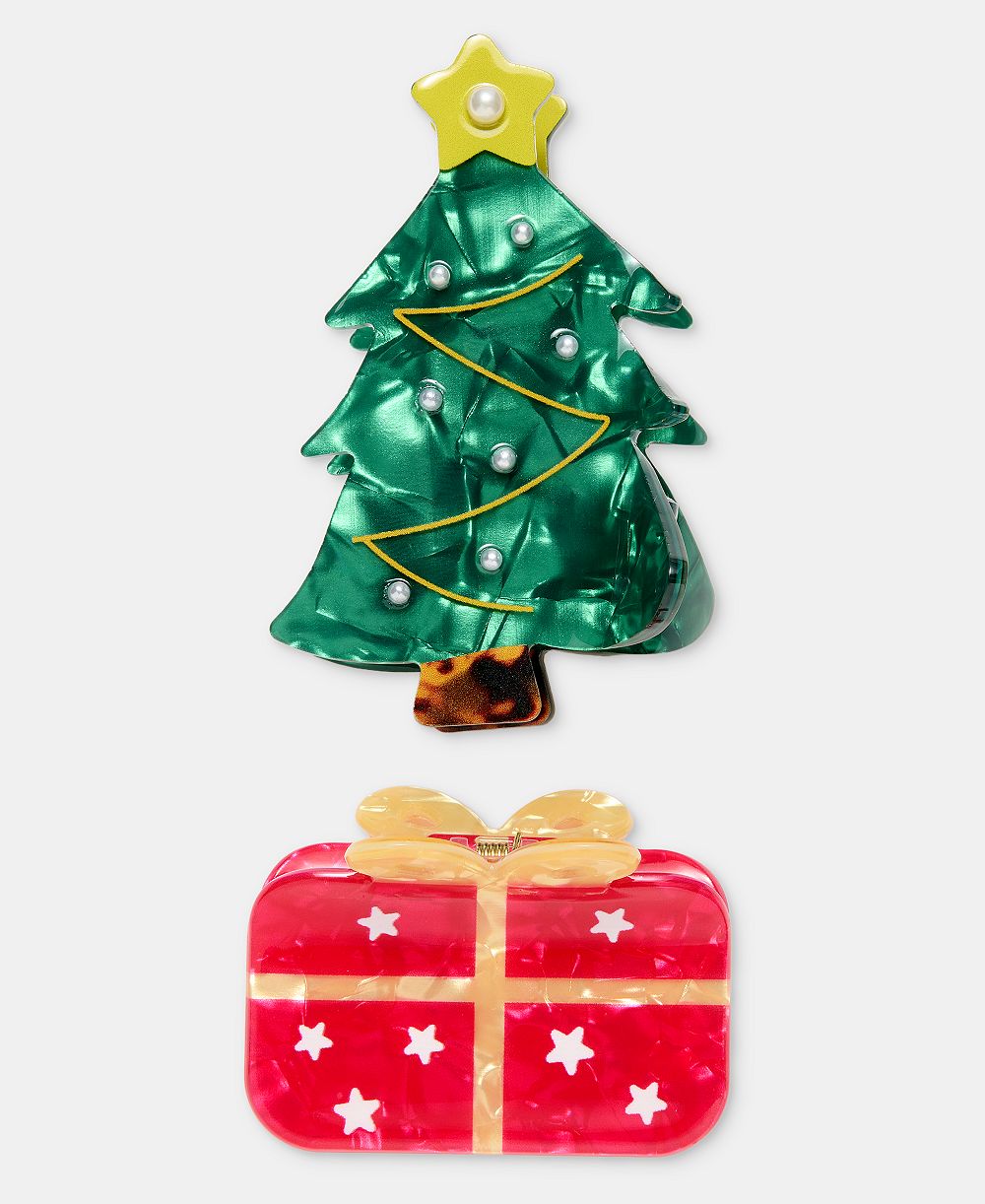 Заколки для волос Holiday Lane Holiday Claw Clips, Set of Two