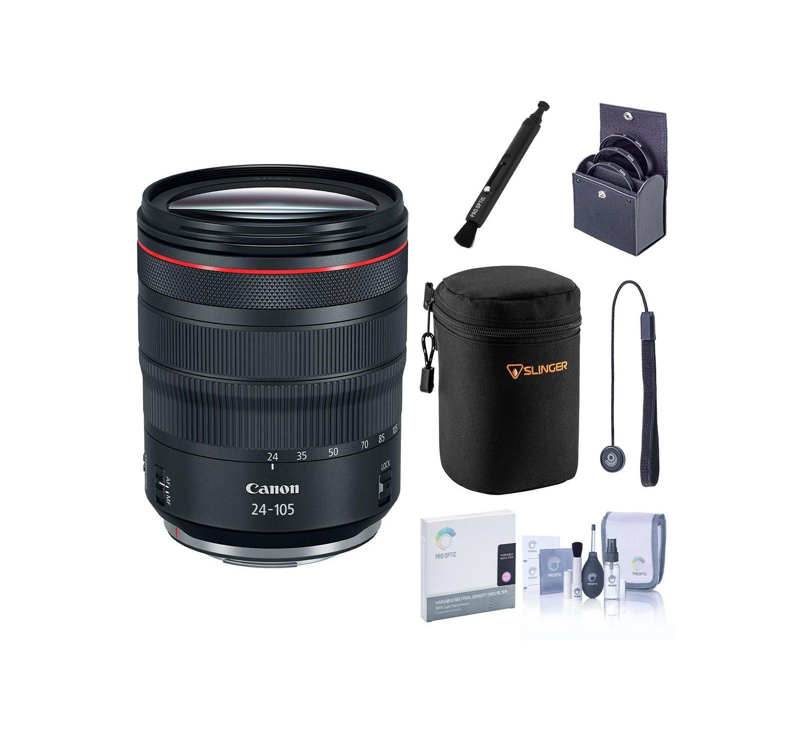 Canon RF 24-105mm f/4L IS USM Zoom Lens Bundle for Canon EOS R