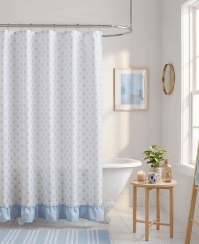 Intelligent Design Набор штор для душа Savanna Floral Ruffle из 13 предметов