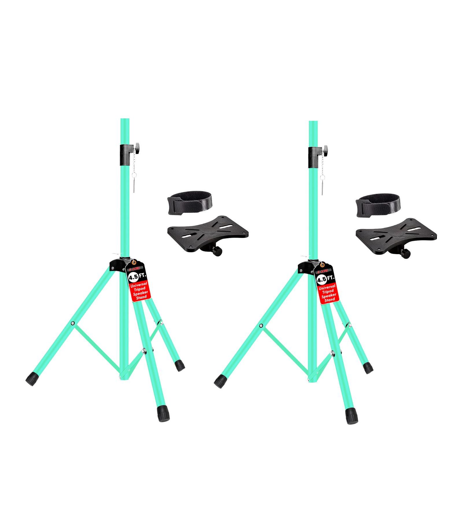 5 Core Adjustable Heavy-Duty Tripod Speaker Stands, 54 In.