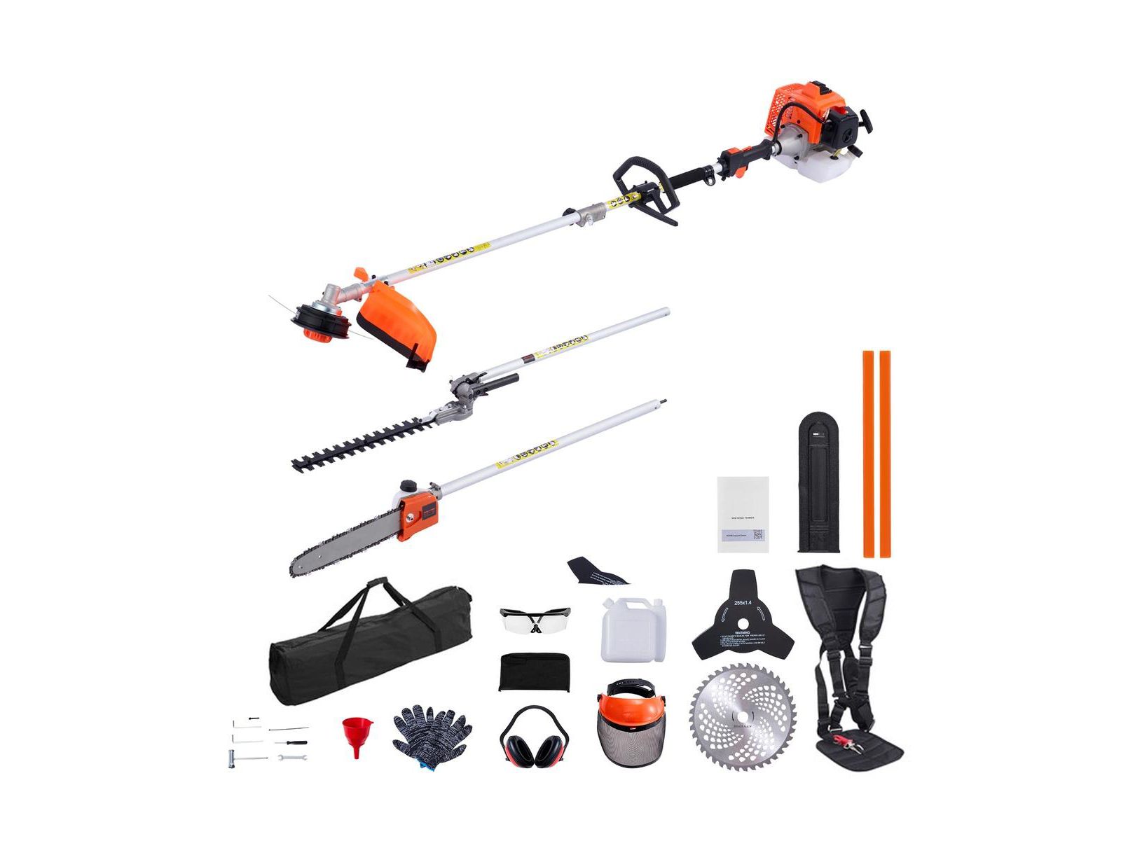SUGIFT Gas Hedge Trimmer 2 Cycle Gas Power Handheld Hedge Trimmer