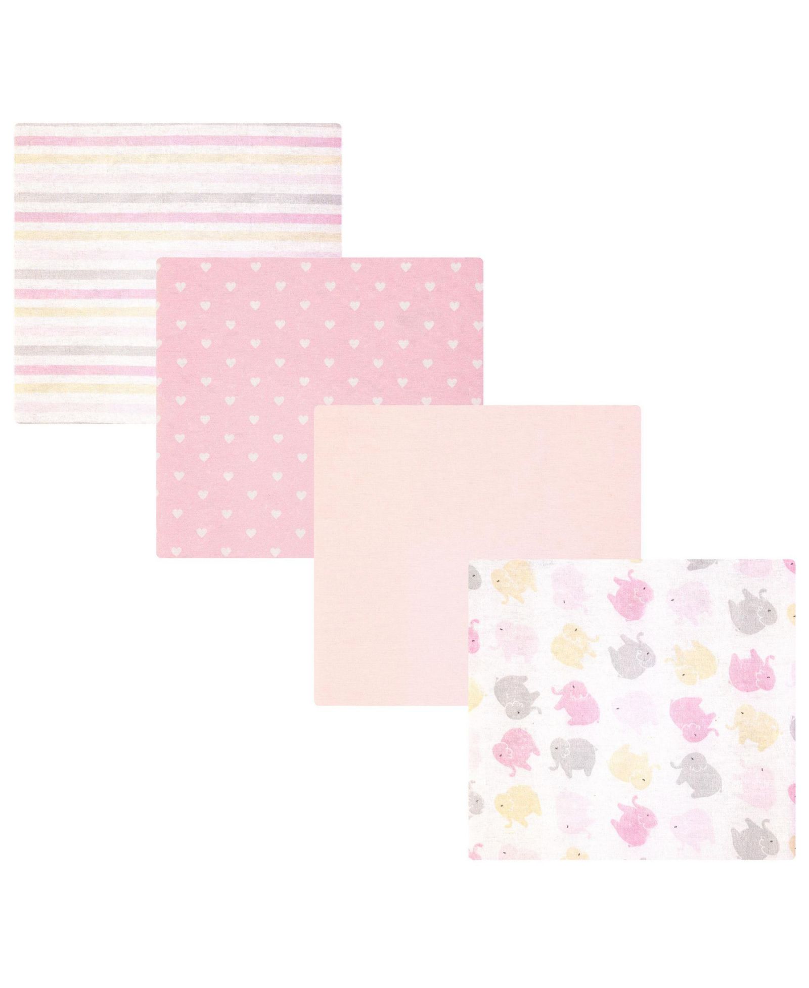 Детское фланелевое одеяло Hudson Baby Cotton Poly Flannel для девочек