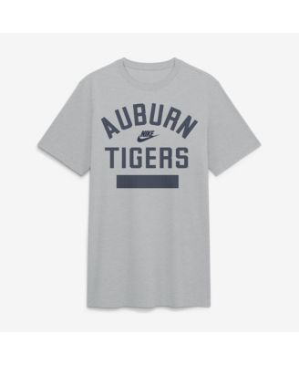 Мужская футболка Nike Heather Gray Auburn Tigers Arch Wordmark Legacy Tri-Blend