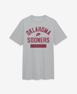 Nike Men's Heather Gray Oklahoma Sooners Arch Wordmark Legacy Tri-Blend T-Shirt