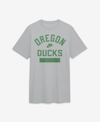 Men's Nike  Heather Gray Oregon Ducks Arch Wordmark Legacy Tri-Blend T-Shirt