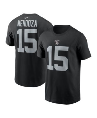 Nike Men's Fernando Mendoza Black Las Vegas Raiders Name & Number T-Shirt