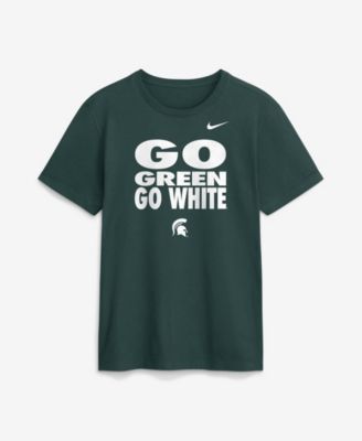 Men's Nike Green Michigan State Spartans 2026 Sideline Dri-FIT Slogan T-Shirt