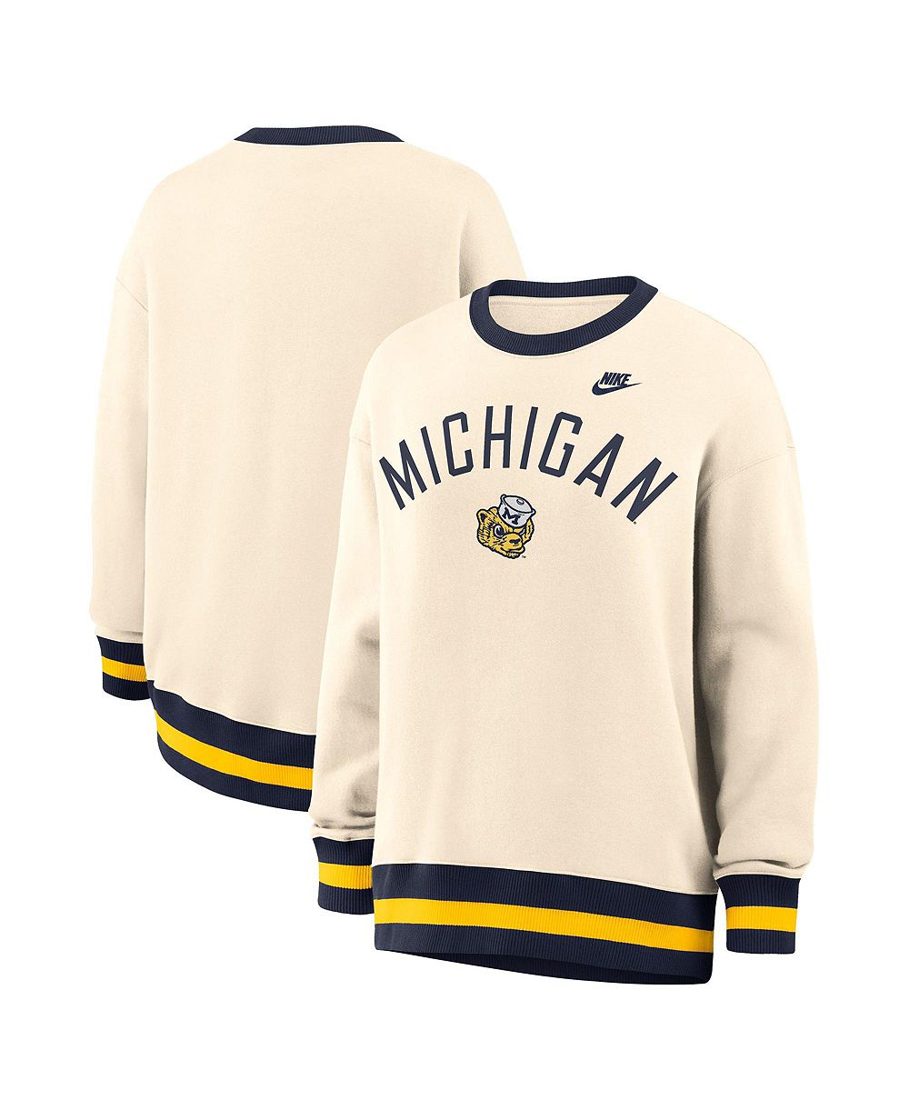 Женское свитшот Nike Michigan Wolverines Oversized Legacy Pullover