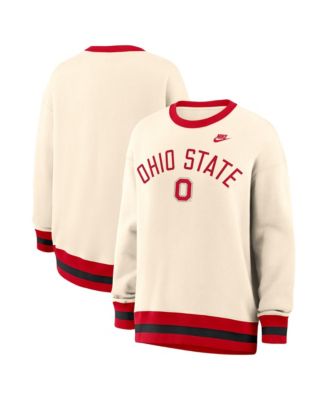 Nike Женская оверсайз толстовка с графическим приндиом Ohio State Buckeyes Legacy